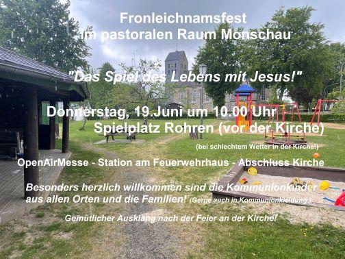 Fronleichnam Rohren 2025